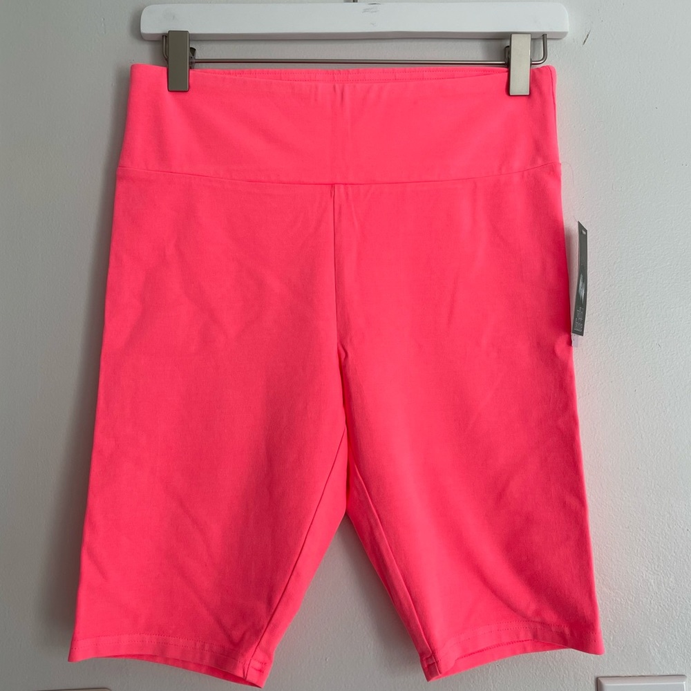 WILD FABLE NWOT Women's High-Rise Bike Shorts Vibrant Pink Color - Picture 1 of 5